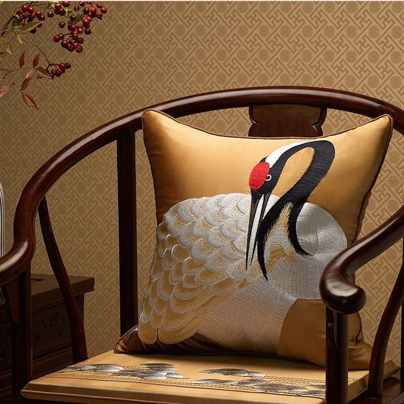 Miravique Crane Pillow Covers