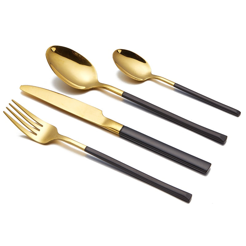 Miravique - Modern Stainless Steel Silverware Set