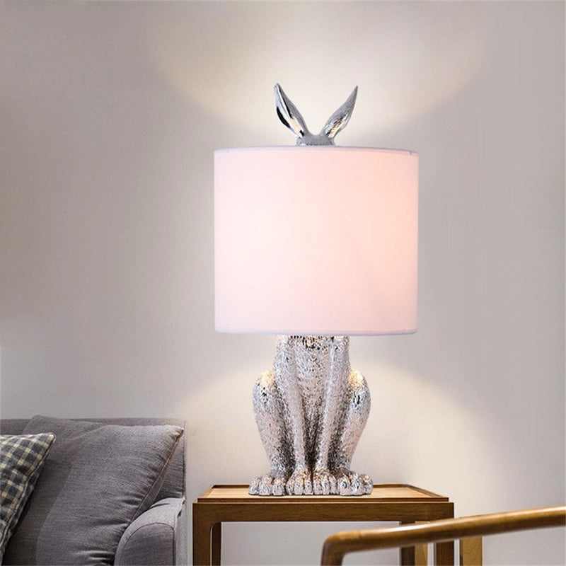 Miravique Cast Resin Rabbit Table Lamp