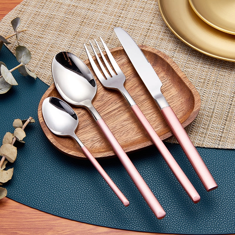 Miravique - Modern Stainless Steel Silverware Set