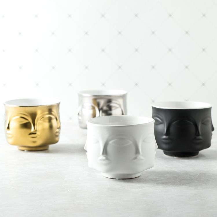 Visage Ceramic Planter