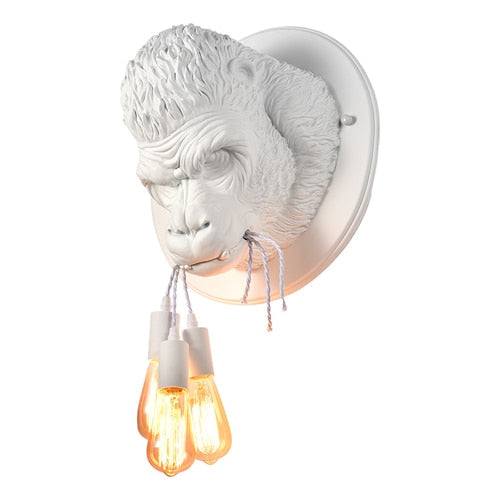 Miravique Resin King Kong Gorilla Wall Lamp