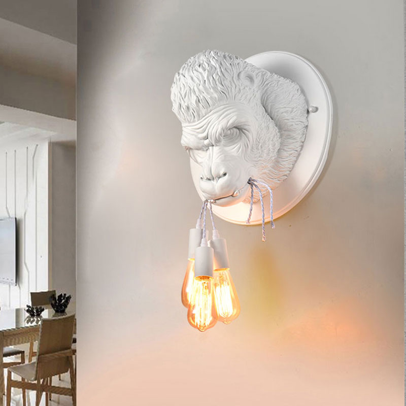 Miravique Resin King Kong Gorilla Wall Lamp