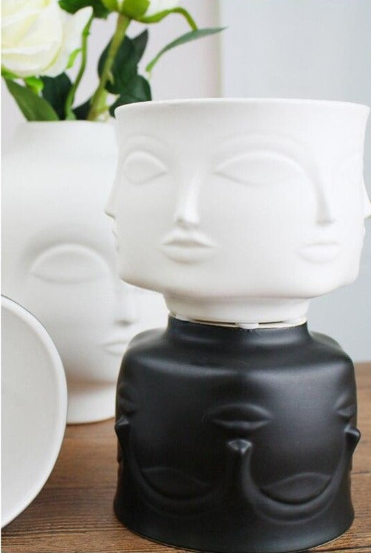 Visage Ceramic Planter