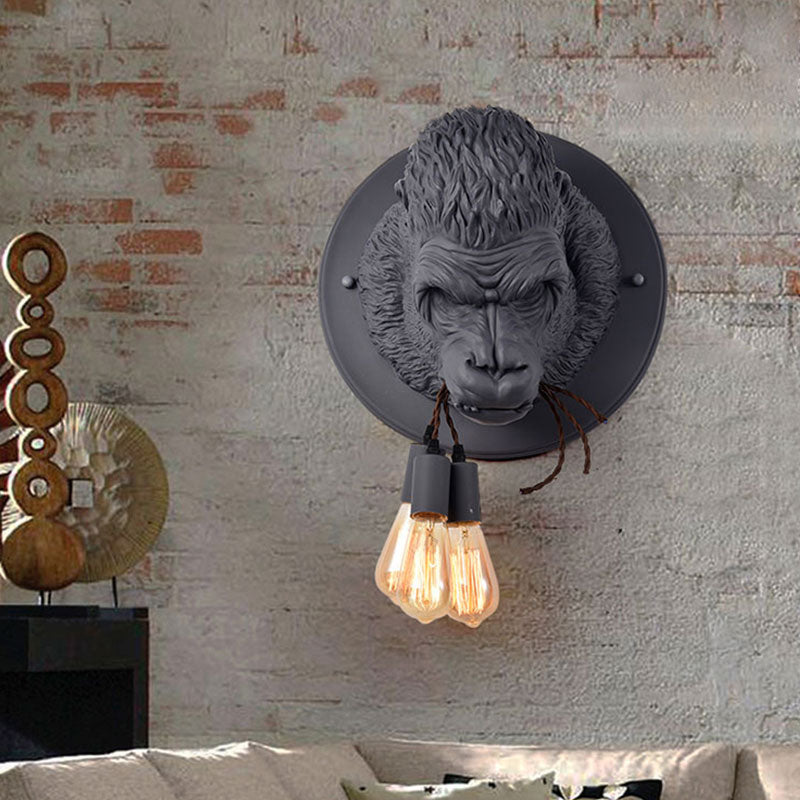 Miravique Resin King Kong Gorilla Wall Lamp