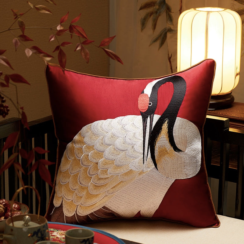 Miravique Crane Pillow Covers