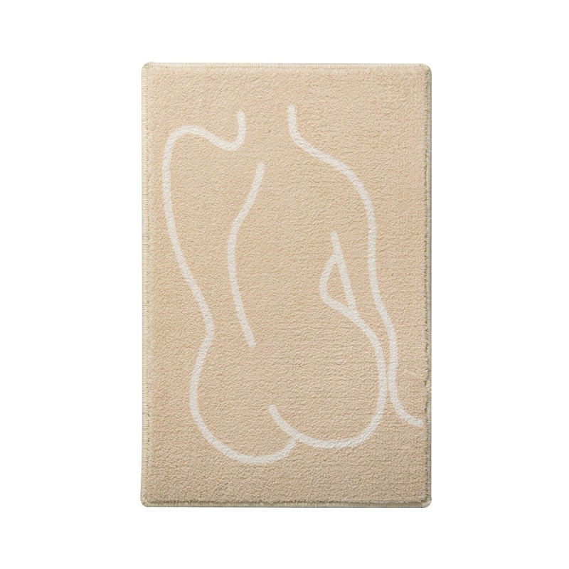 Human Doodle Anti-Slip Bath & Floor Mat