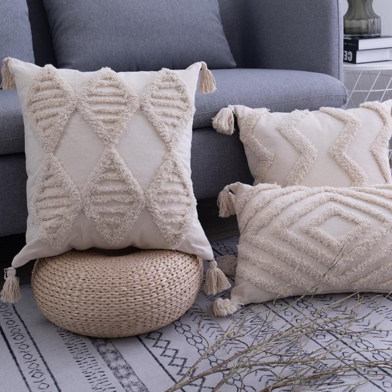 Tassel Pillow Cover