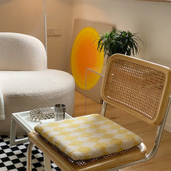 Checkerboard Diamond Seat Cushions