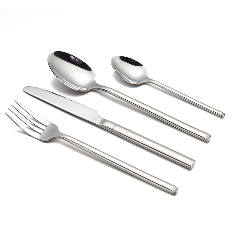 Miravique - Modern Stainless Steel Silverware Set