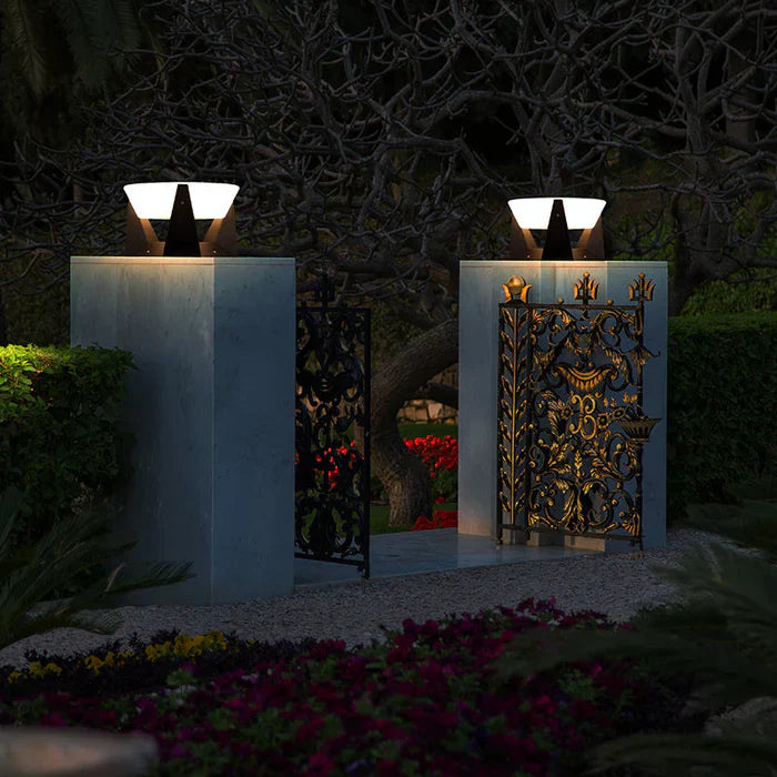 Luxury Outdoor Solar Lamp - Weatherproof LED Garden Light with Remote Control