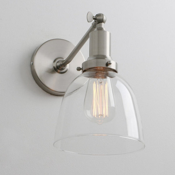 Miravique - Contemporary Oval Glass Wall Sconce