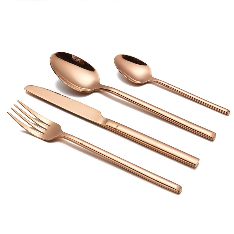 Miravique - Modern Stainless Steel Silverware Set