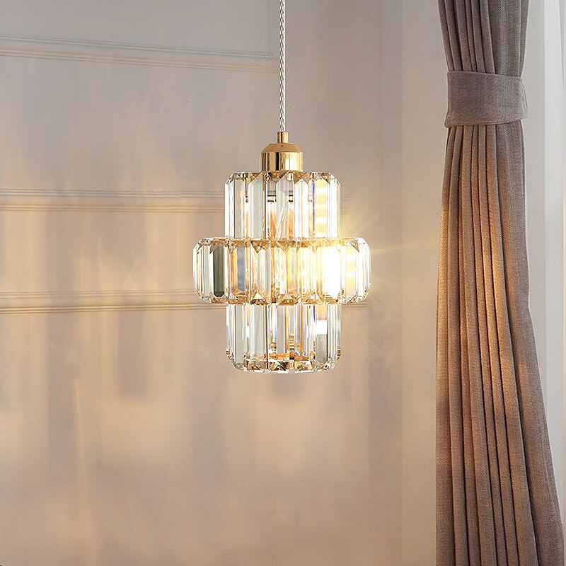 Luxury Golden Crystal Pendant Lamp