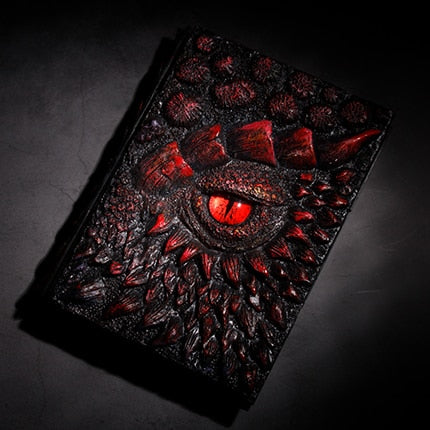 3D Dragon Hardcover Embossed Journal