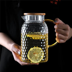 Heatproof Stippled Glass Jug