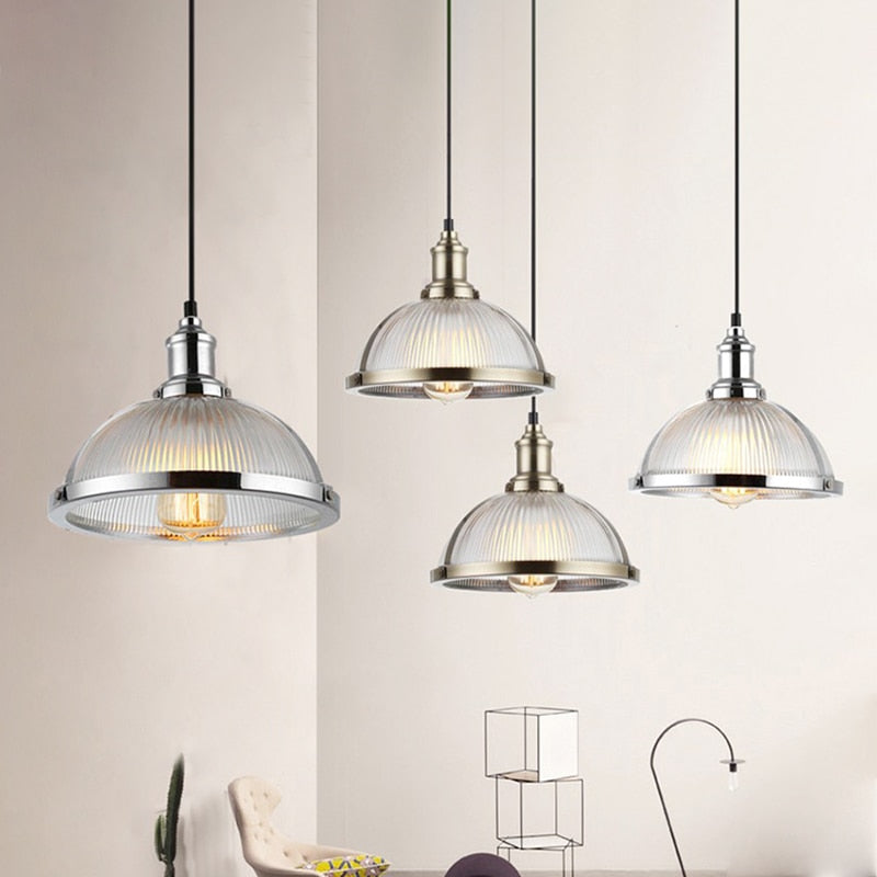 Miravique - Retro Textured Glass Pendant Lights