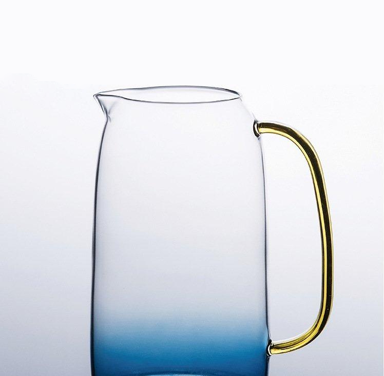 Glacial Blue Glass Drinkware