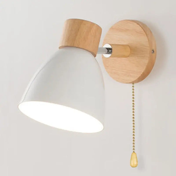 Yadiel - Scandinavian Wooden Wall Lamp