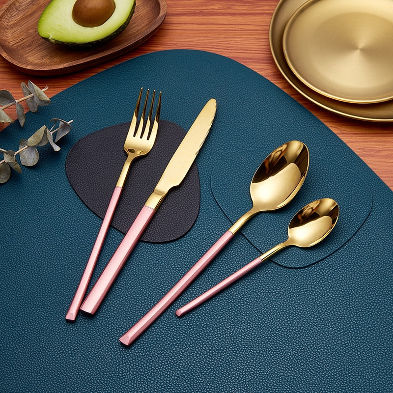 Miravique - Modern Stainless Steel Silverware Set