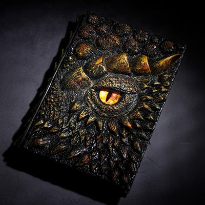 3D Dragon Hardcover Embossed Journal