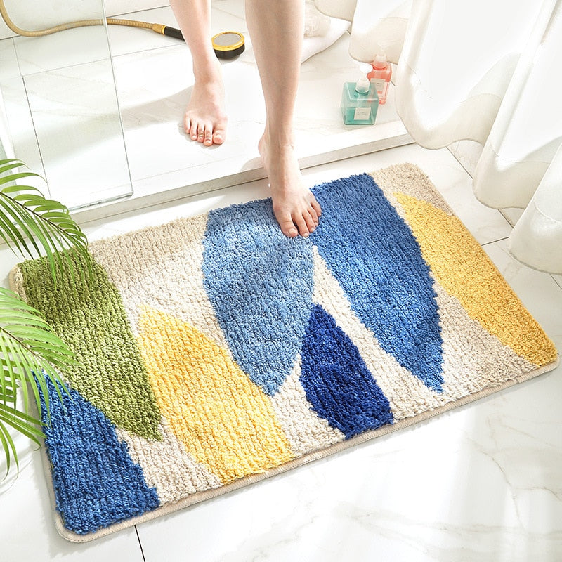 Leaf Pattern Non-slip Bath & Floor Mat