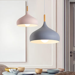 AluPastel Pendant Light - Lively LED Chandelier with One Head