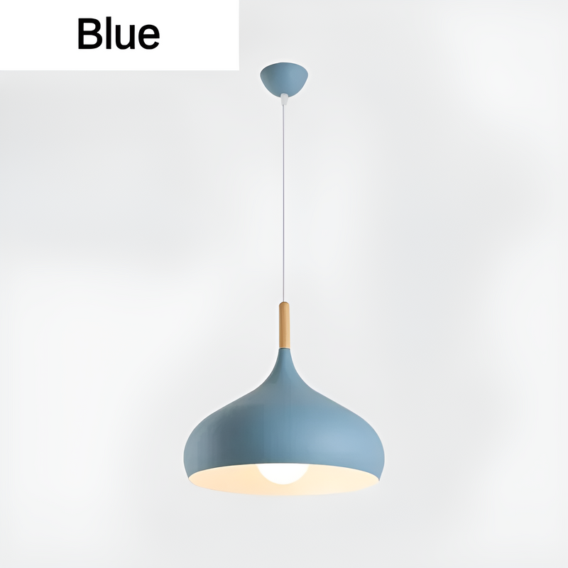 AluPastel Pendant Light - Lively LED Chandelier with One Head