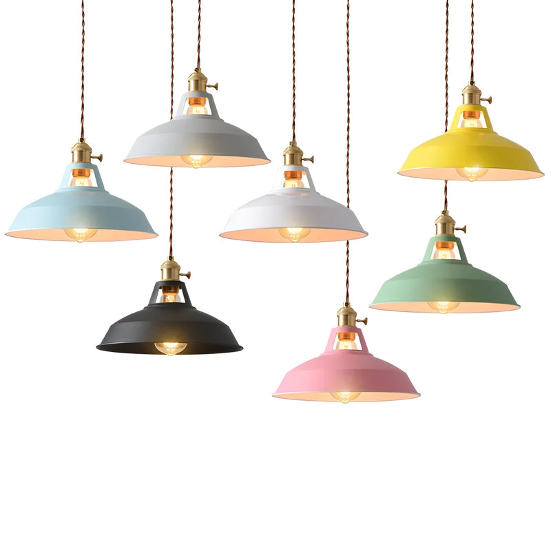 BarnFlare Ceiling Lights - Colorful Industrial LED Macaron Pendant Lamp