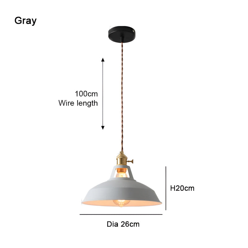 BarnFlare Ceiling Lights - Colorful Industrial LED Macaron Pendant Lamp