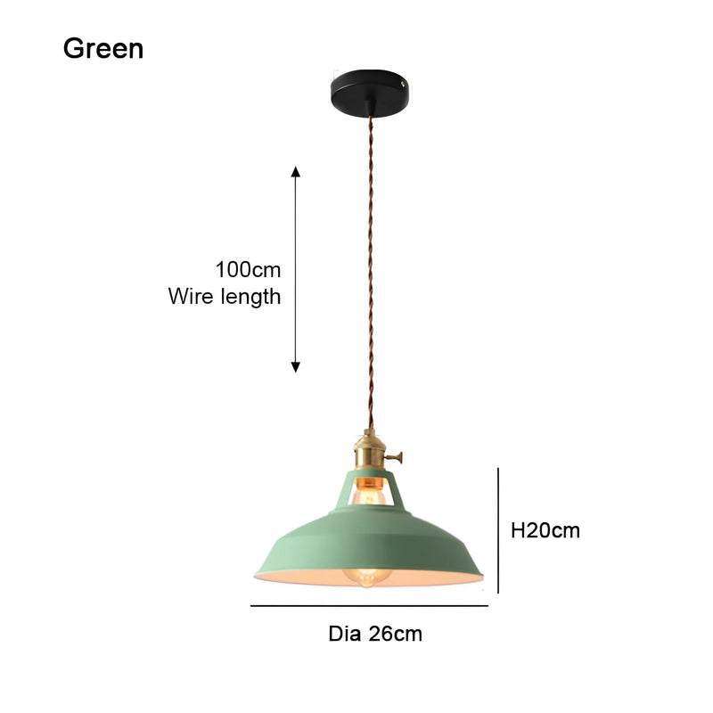 BarnFlare Ceiling Lights - Colorful Industrial LED Macaron Pendant Lamp