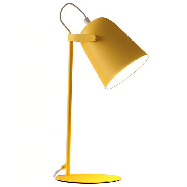 Macaron Table Lamp - Nordic Yellow Desk Lamp - Adjustable Lamp