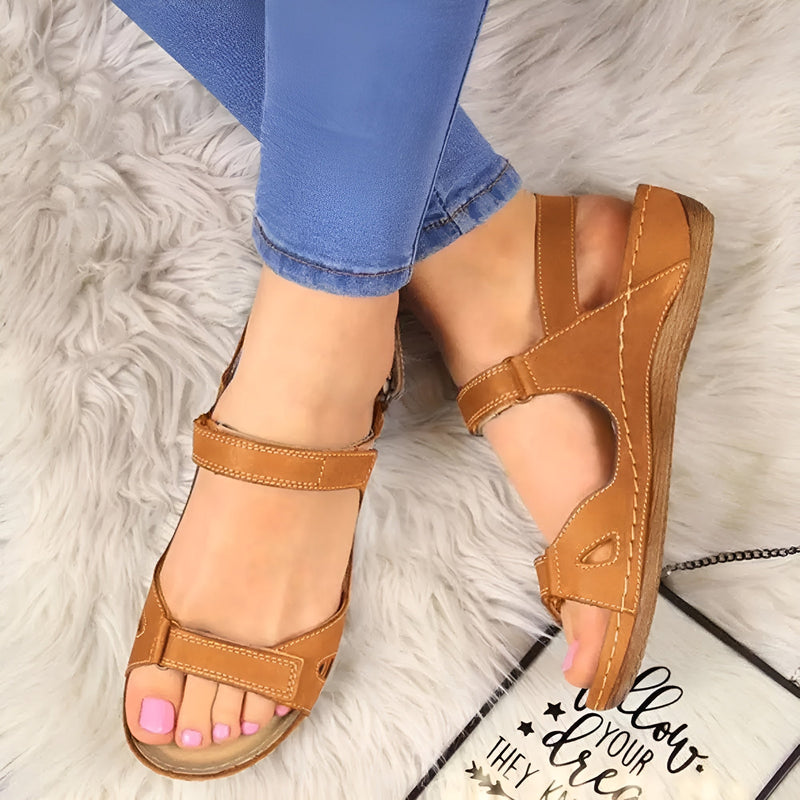 Charlotte - Orthopedic Wrap Sandals with Open Toe