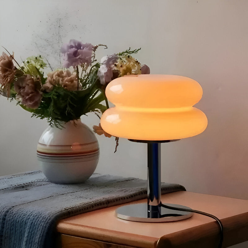 ColorLux Lamp - Elegant Glass Table Lamp for a Lively Room Atmosphere