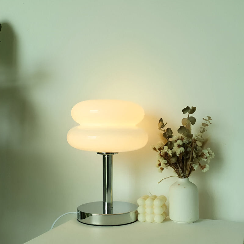 ColorLux Lamp - Elegant Glass Table Lamp for a Lively Room Atmosphere