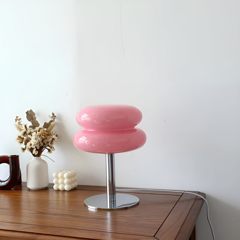 ColorLux Lamp - Elegant Glass Table Lamp for a Lively Room Atmosphere