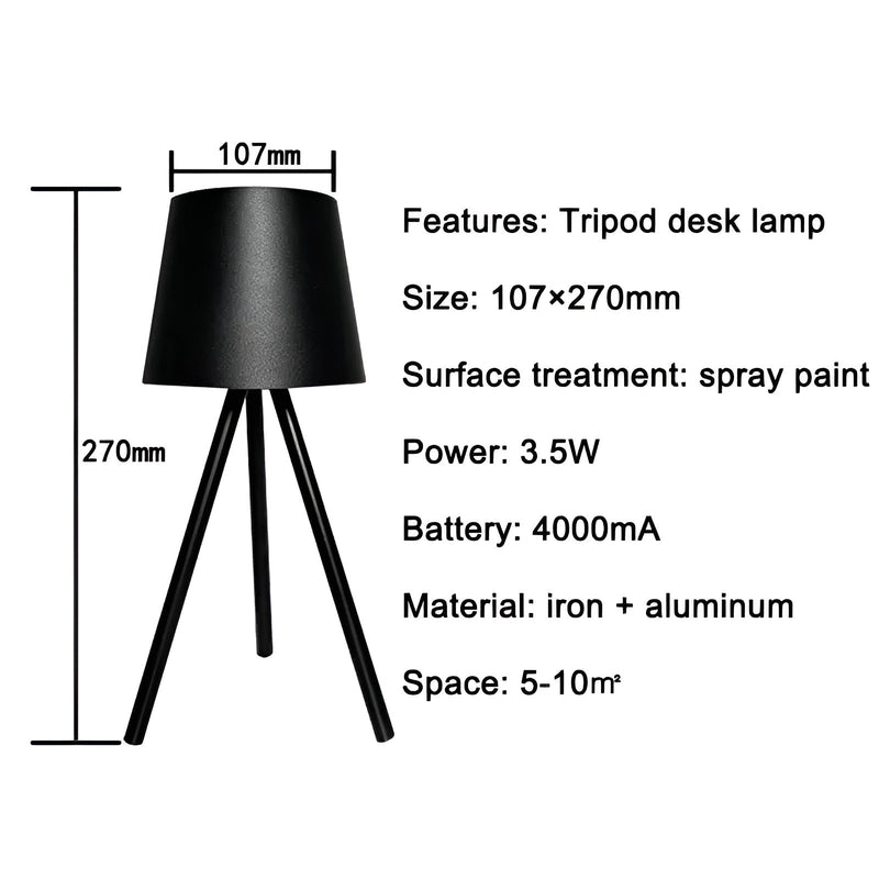 Cordless Chic Lamp - Cordless Table Lamp for Stylish Lighting