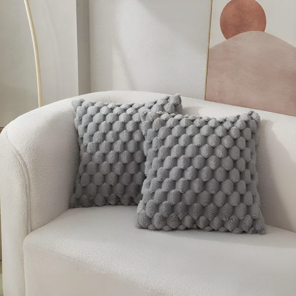 CozyWeave - Luxurious Soft Pillowcase with Fluffy Patterned Cover