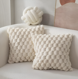 CozyWeave - Luxurious Soft Pillowcase with Fluffy Patterned Cover