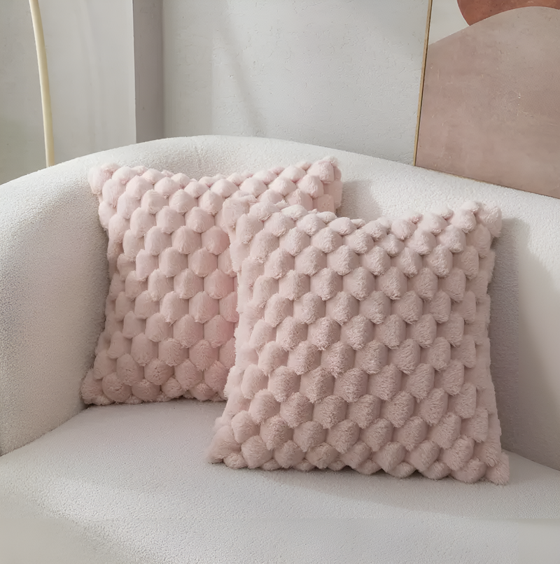 CozyWeave - Luxurious Soft Pillowcase with Fluffy Patterned Cover