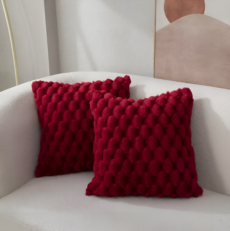 CozyWeave - Luxurious Soft Pillowcase with Fluffy Patterned Cover