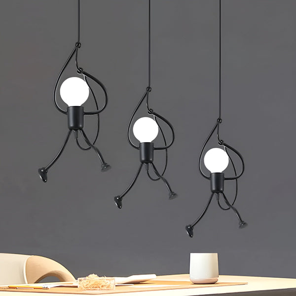 Iron-Man Light - E27 Iron Pendant Lamp for quirky home decor