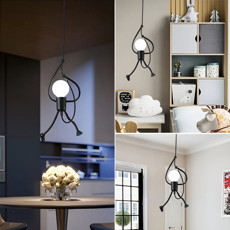 Iron-Man Light - E27 Iron Pendant Lamp for quirky home decor