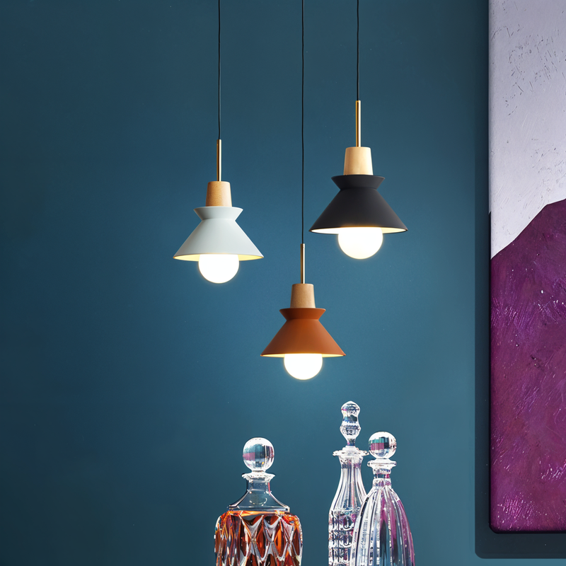 Vibrant Macaron Pendant Light - Nordic Modern Pendant Lights