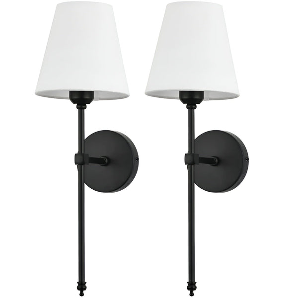 FabDuo WallLamp - Wall lamp made of metal with fabric cover