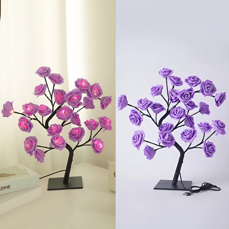 Rose Flower Tree - LED Night Light - Night Lamp