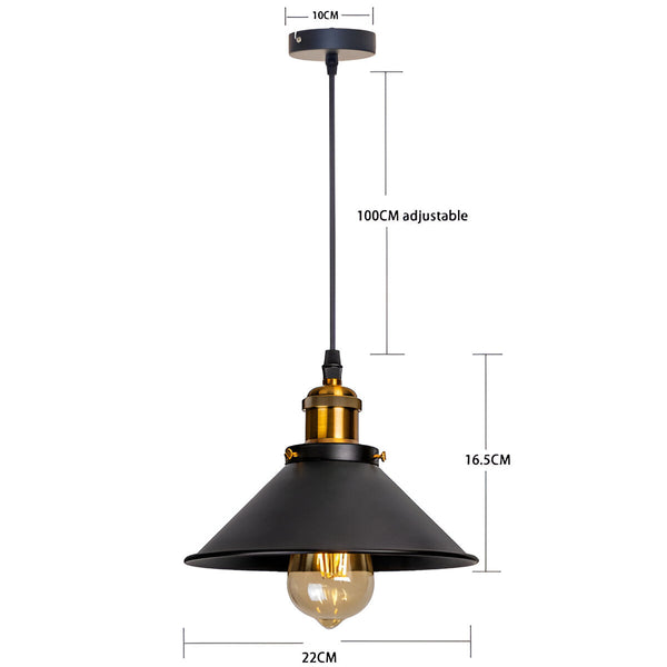 RetroDrop Hanging Lamp - Industrial Pendant Light - Retro LED Industrial Lighting