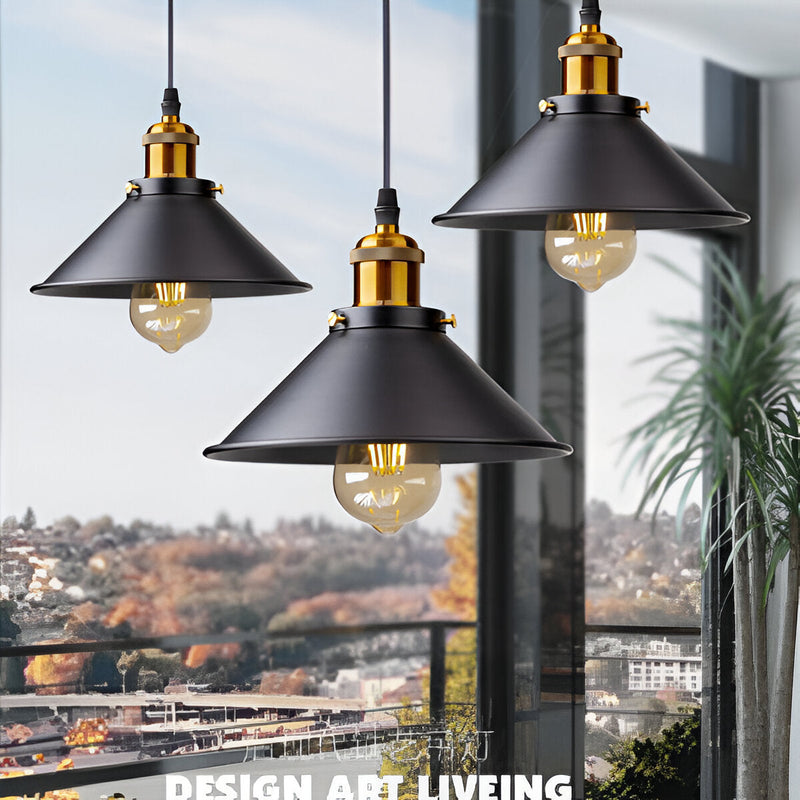 RetroDrop Hanging Lamp - Industrial Pendant Light - Retro LED Industrial Lighting