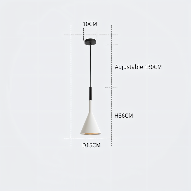 Modern Conical Pendant Lights - Nordic Ceiling Light