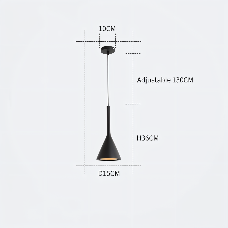 Modern Conical Pendant Lights - Nordic Ceiling Light